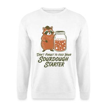 Sourdough Bread Baking Baker Sourdough Starter Era - Unisex Sweatshirt - white - Front