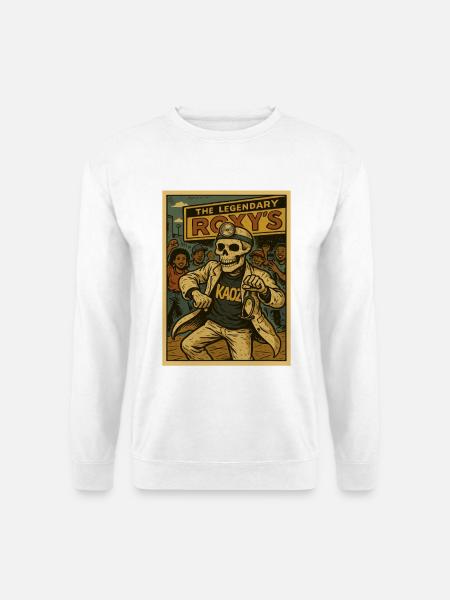 Legendärer Skelett Tanz bei Rockys - Unisex Sweatshirt - white