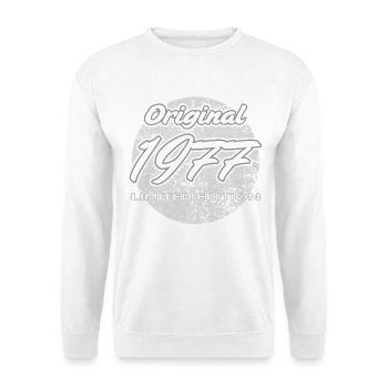 49th Birthday Man Wife 4 Years 1977 Gift - Unisex Sweatshirt - white - Front