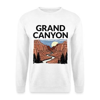 Wanderung im Grand Canyon Nationalpark - Unisex Pullover - Weiß - Vorne