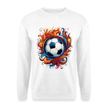 Football Football Ball Player Supporter Team Sport - Unisex Sweatshirt - white - Front