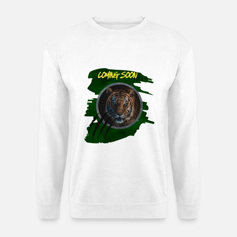 Juncle King Tiger - Unisex Pullover - Weiß