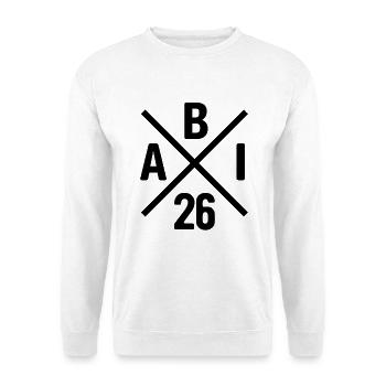 ABI 26 - Abitur - Gift - Contrast Design - Unisex Sweatshirt - white - Front