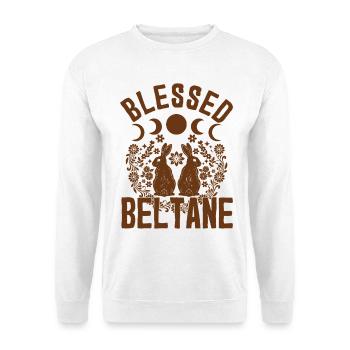 Beltane Blessings May Day Paganism - Unisex Sweatshirt - white - Front