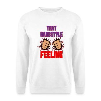 Dieses Hardstyle-Gefühl - Unisex Pullover - Weiß - Vorne