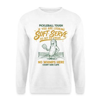 Pickleball Joueur dur à cuire Drôle adore le pickleball - Sweat-shirt Unisexe - blanc - Devant