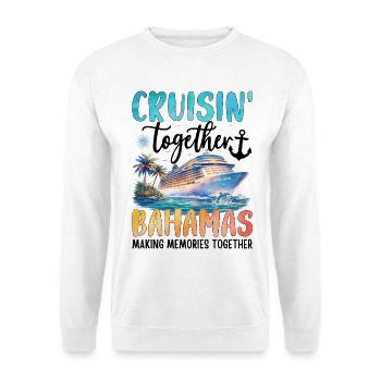 Croisière ensemble aux Bahamas - Sweat-shirt Unisexe - blanc - Devant
