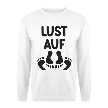 Lust auf Sex Humor Paar Fun Idee - Unisex Pullover - Weiß - Vorne