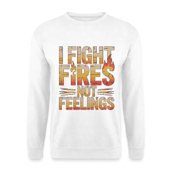 Ingénieur incendie I Lutte contre les incendies Intervention d’urgence - Sweat-shirt Unisexe - blanc - Devant