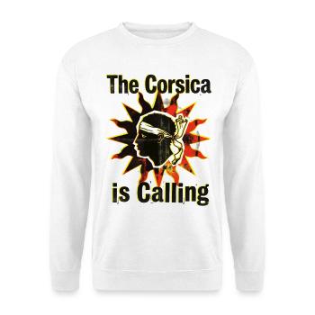 Corsica is calling - Unisex Sweatshirt - white - Front