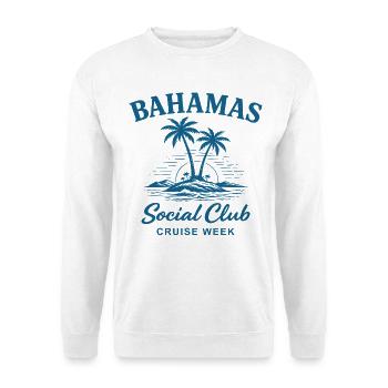 Semaine des Croisières des Clubs Sociaux aux Bahamas - Sweat-shirt Unisexe - blanc - Devant