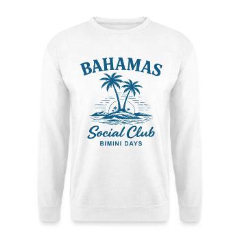 Journées Bimini du Club Social des Bahamas - Sweat-shirt Unisexe - blanc - Devant