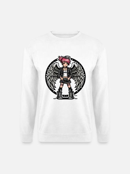 Punk Angel Rebel - Unisex Sweatshirt - white