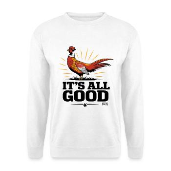 Karmesinroter Phönix-Ausbruch - Unisex Pullover - Weiß - Vorne