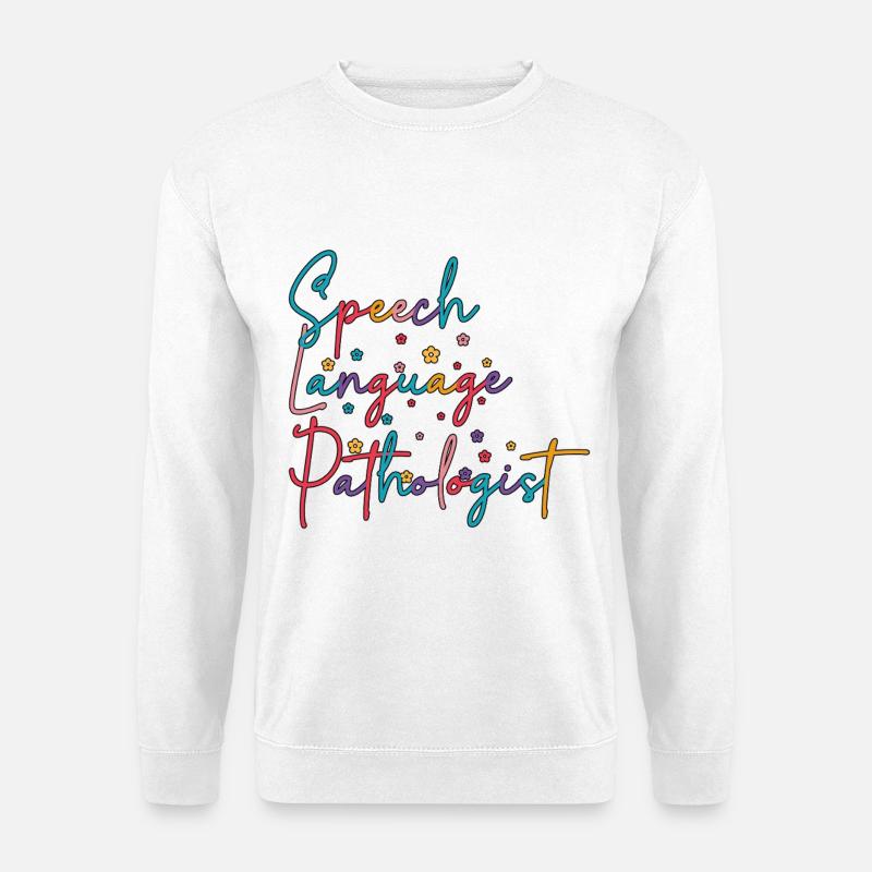 SLP-Sprachtherapeutin - Unisex Pullover - Weiß