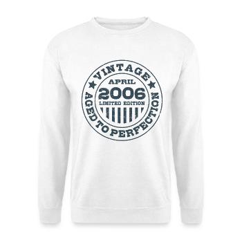 Vintage avril 2006 Édition limitée Circle - Sweat-shirt Unisexe - blanc - Devant