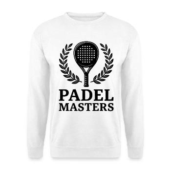 Look du Padel Masters dans le sport professionnel - Sweat-shirt Unisexe - blanc - Devant