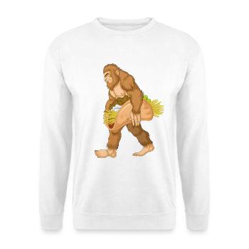 Bigfoot Taco-Shirt - Unisex Pullover - Weiß - Vorne