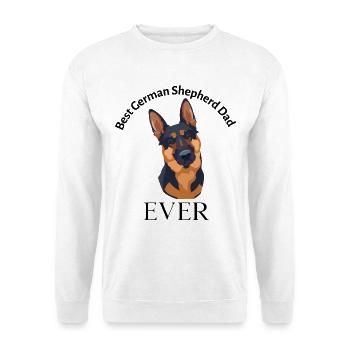 German Shepherd Dog T-Shirt Gift for Dog Lovers - Unisex Sweatshirt - white - Front