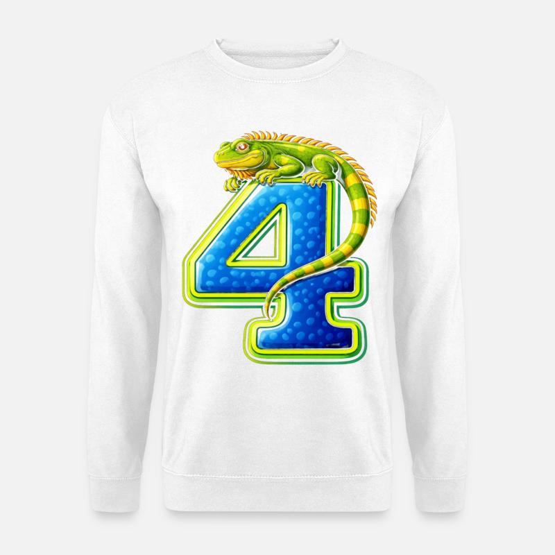 Grüner Drachen 4 - Unisex Pullover - Weiß