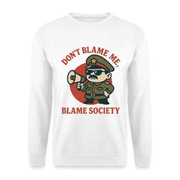 Dont Blame Me Sheriff - Unisex Sweatshirt - white - Front