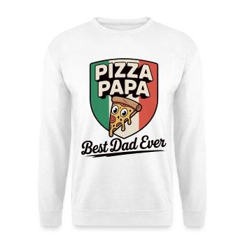 Dad Pizza Gift Father's Day - Unisex Sweatshirt - white - Front