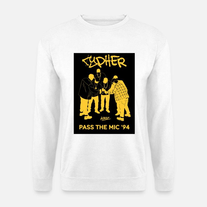 Pass the Mic ’94 – Circle - Unisex Pullover - Weiß