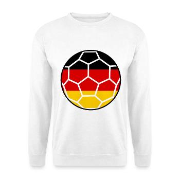 Maillot de supporter de football Allemagne - Sweat-shirt Unisexe - blanc - Devant