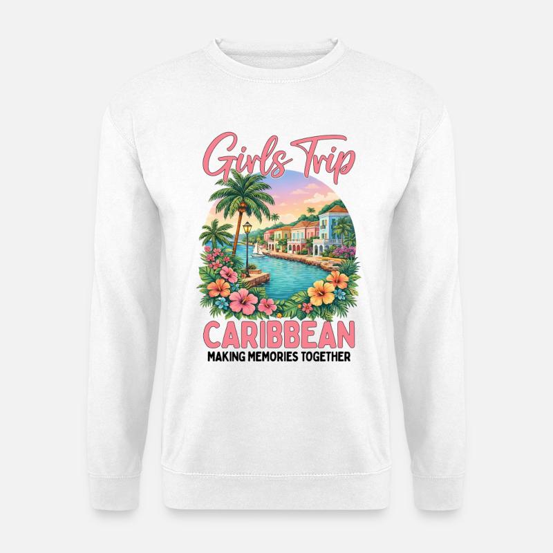 Girls Trip Caribbean - Unisex Pullover - Weiß