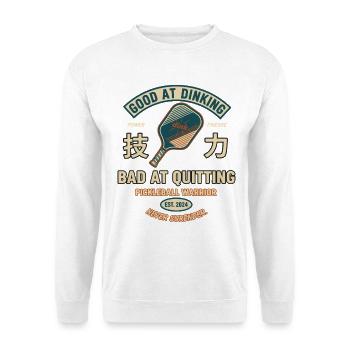 Pickleball, lustiger Spieler, Pickle Ball spielt Liebe. - Unisex Pullover - Weiß - Vorne