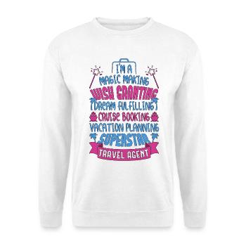 Vacation Planning Superstar Trip Cruising - Unisex Sweatshirt - white - Front