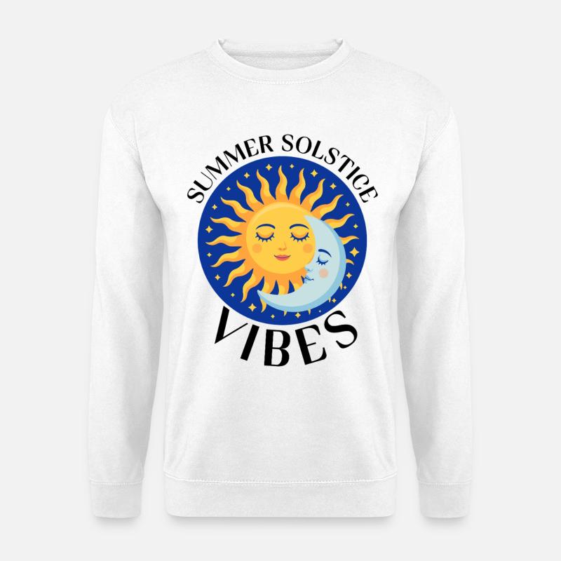 Litha Pagan Summer Solstice Midsummer Midsommar - Unisex Sweatshirt - white