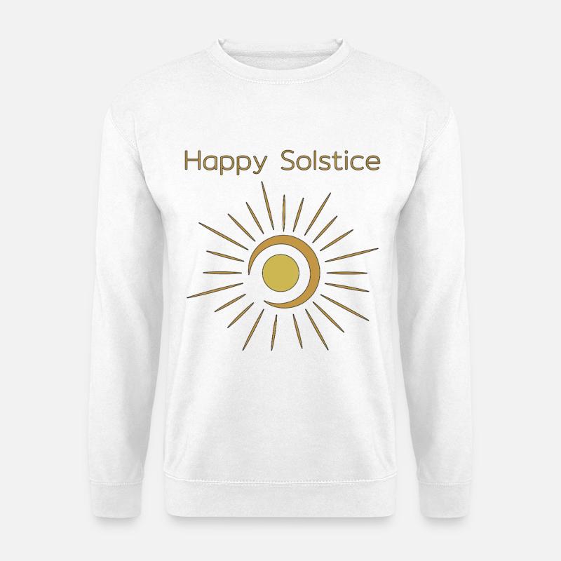 Litha Pagan Summer Solstice Midsummer Midsommar - Unisex Sweatshirt - white