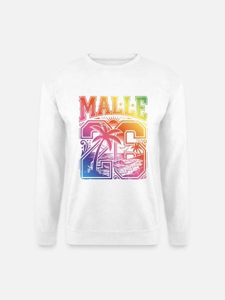 Malle 2026 Jersey Multicoloured - Unisex Sweatshirt - white