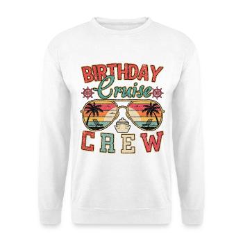 Croisière d’anniversaire Équipage de croisière en famille - Sweat-shirt Unisexe - blanc - Devant