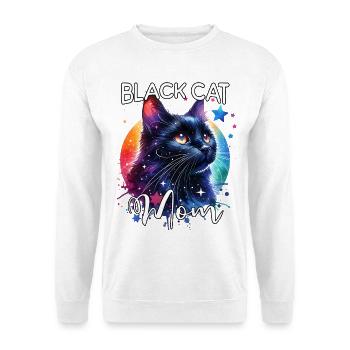 Maman Chat Noir - Sweat-shirt Unisexe - blanc - Devant