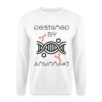 Anunnaki DNA Strand Designed by Anunnaki - Unisex Sweatshirt - white - Front