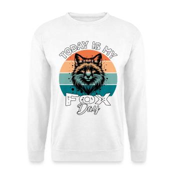 Rotfuchs Fuchs Fox - Unisex Pullover - Weiß - Vorne