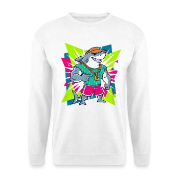 Heavy Metal Rocker Animal Guitar Rock Music - Unisex Sweatshirt - white - Front
