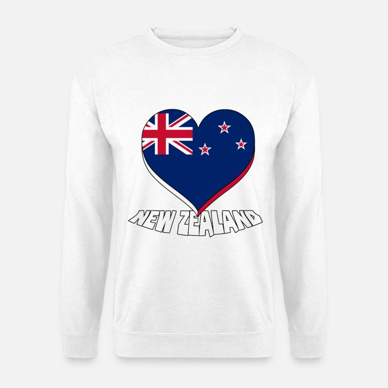 Neuseeland - Unisex Pullover - Weiß