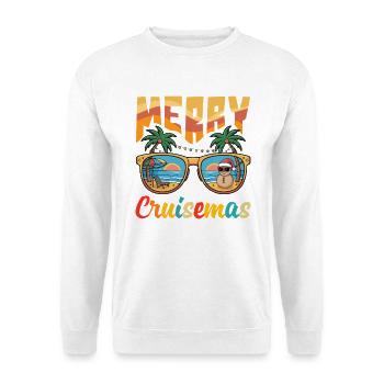 Merry Cruisemas Christmas Cruise - Unisex Sweatshirt - white - Front
