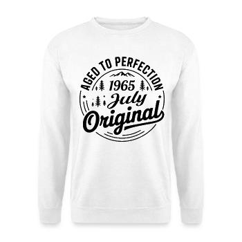 Juli 1965 – Legende der Gipfel und Berge - Unisex Pullover - Weiß - Vorne