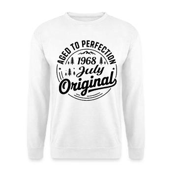 Juli 1968 – Legende der Gipfel und Berge - Unisex Pullover - Weiß - Vorne
