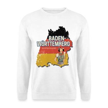 Baden-Württemberg Deutschland Bundesland Souvenir - Unisex Pullover - Weiß - Vorne