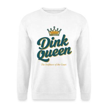 Joueur drôle de pickleball pickleball - Sweat-shirt Unisexe - blanc - Devant