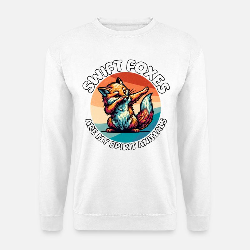 Lustige Swiftfuchs Sprüche - Unisex Pullover - Weiß