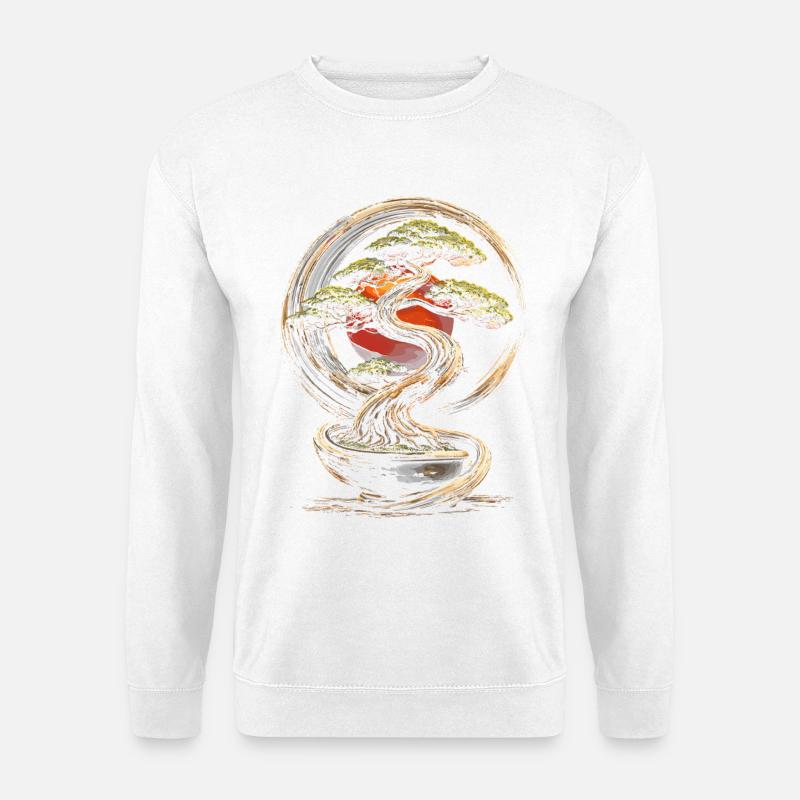 Bonsai tree - Unisex Sweatshirt - white