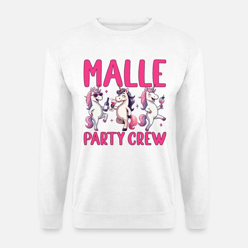Malle Party Crew 2027 - Unisex Pullover - Weiß