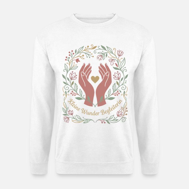 Hebamme, Geburtshilfe - Unisex Pullover - Weiß