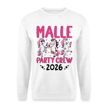 Malle Party Crew 2026 - Unisex Sweatshirt - white - Front